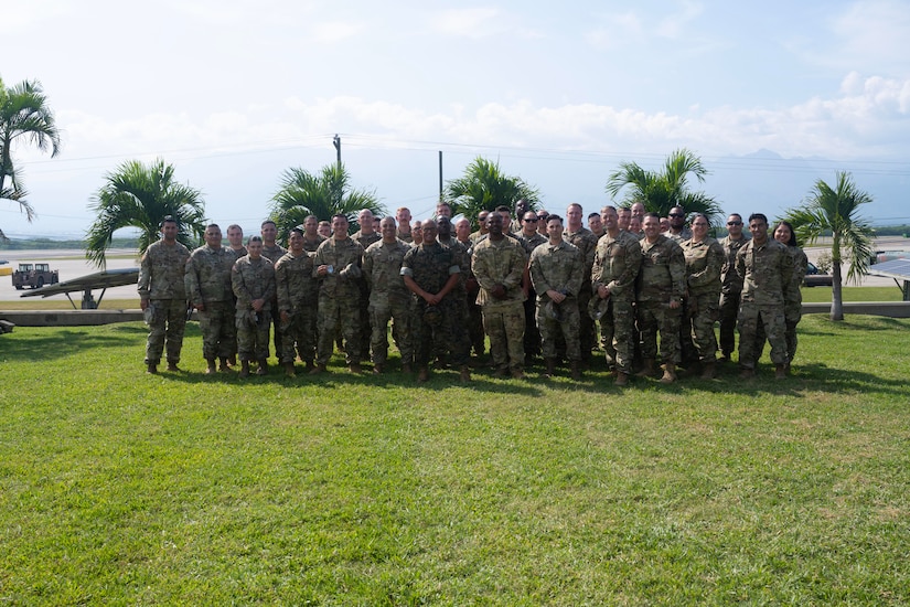 The U.S. SOUTHCOM command visit allowed the senior leaders to recognize the accomplishments of Joint Task Force-Bravo, and to celebrate the holidays with deployed personnel.