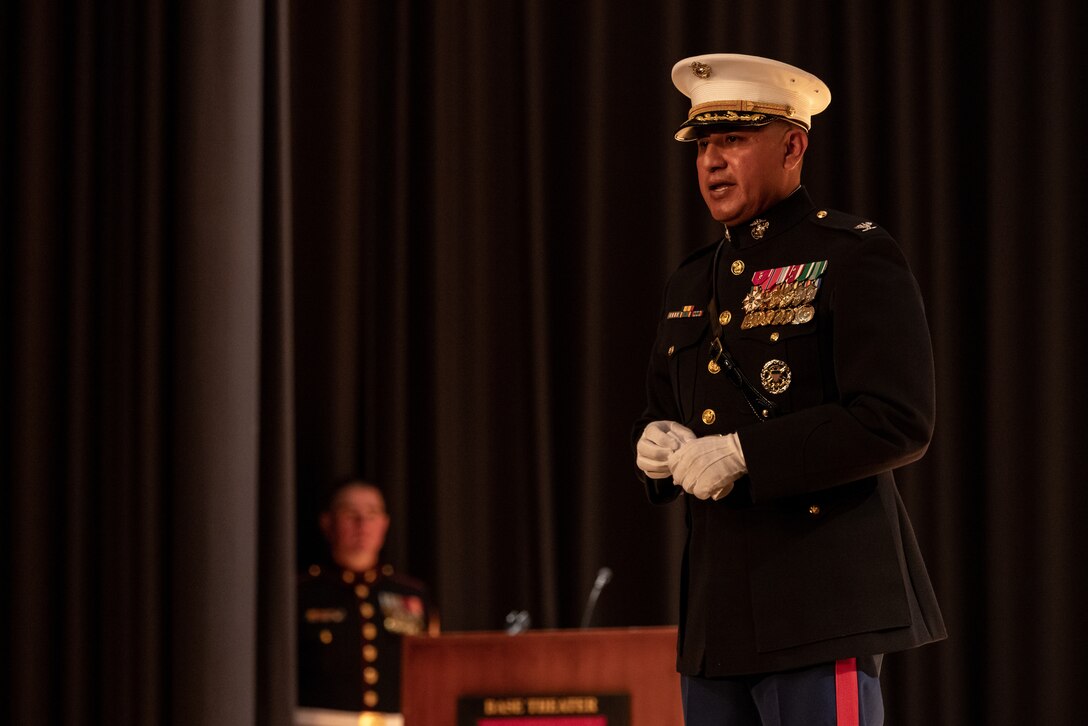 248th Marine Corps Birthday Cake Cutting Ceremony