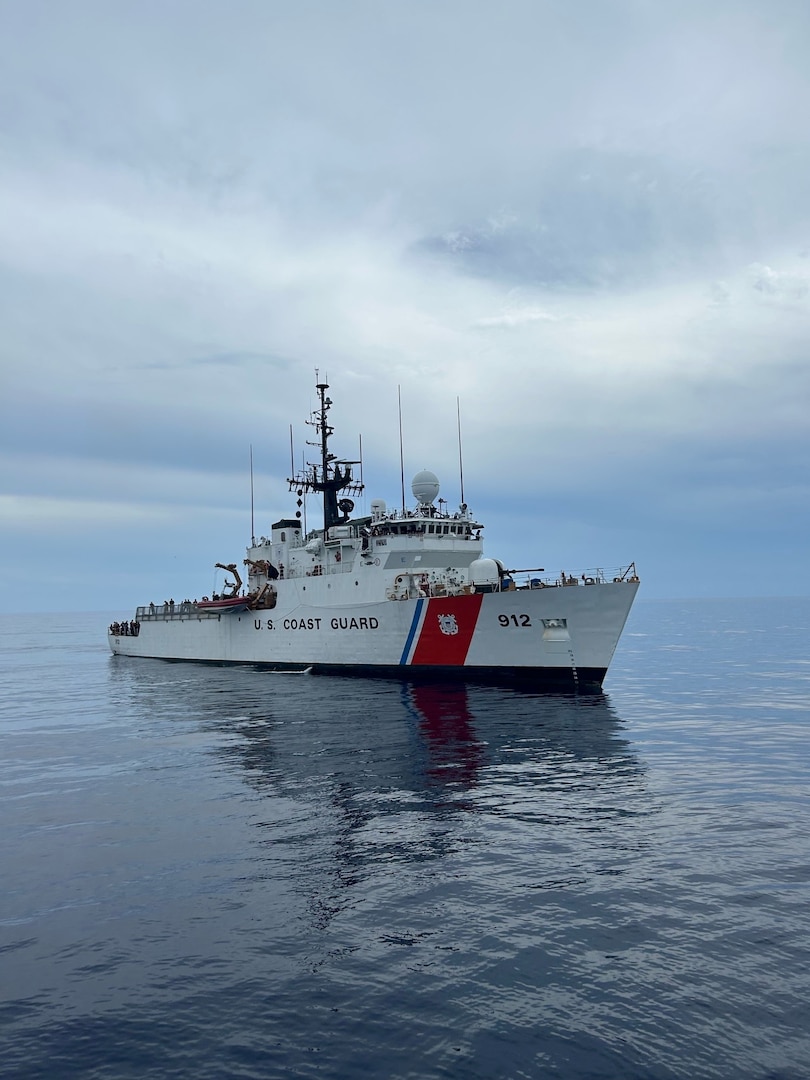 The crew of U.S. Coast Guard Cutter Legare patrols near Pointe du Cheval Blanc, Haiti, Oct. 3, 2023. Legare patrolled over 11,000 nautical miles in support of Homeland Security Task Force – Southeast and Operation Vigilant Sentry within the Coast Guard Seventh District’s area of responsibility.
