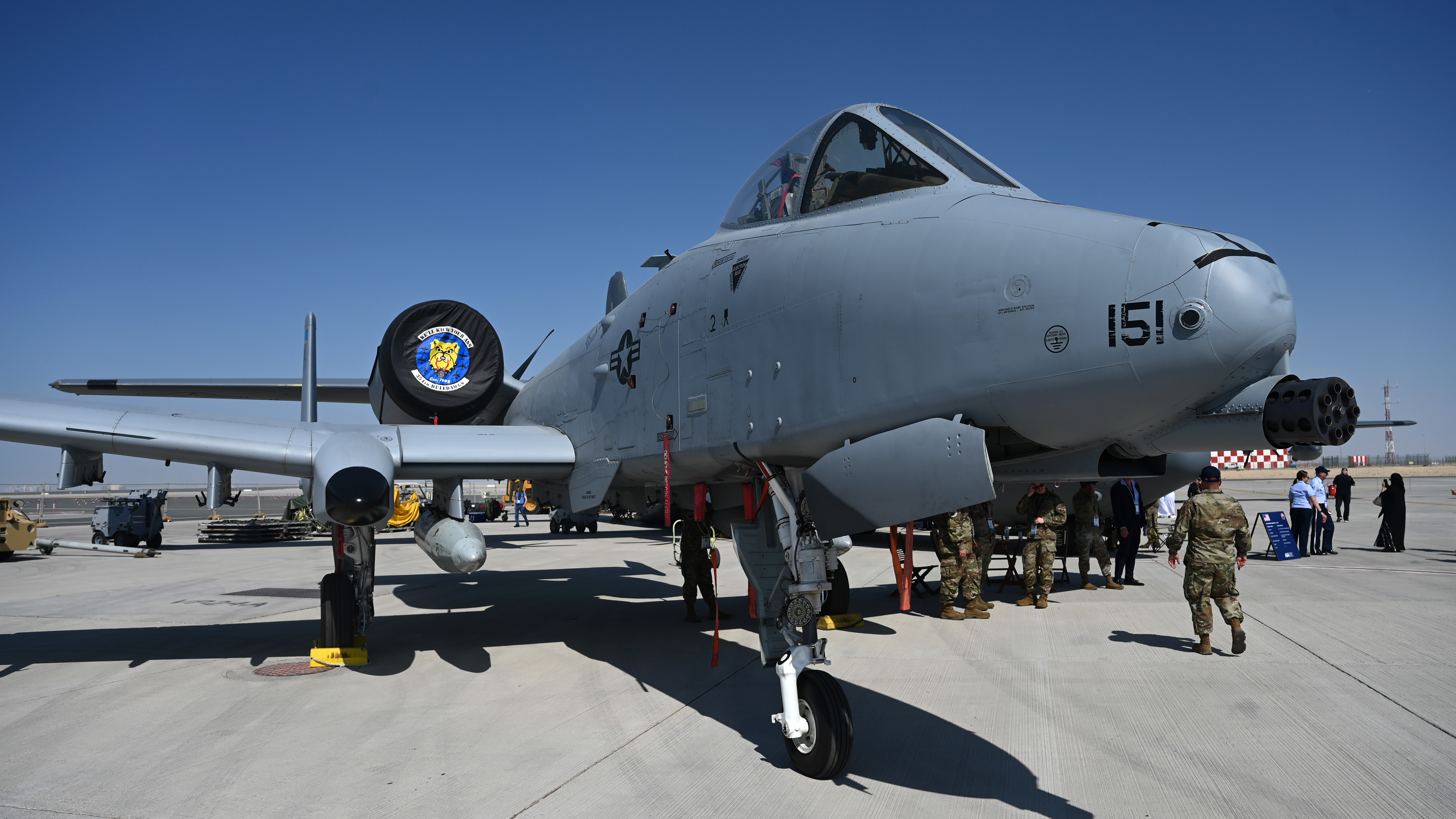 U.S. aircraft displays at Dubai Airshow 2023