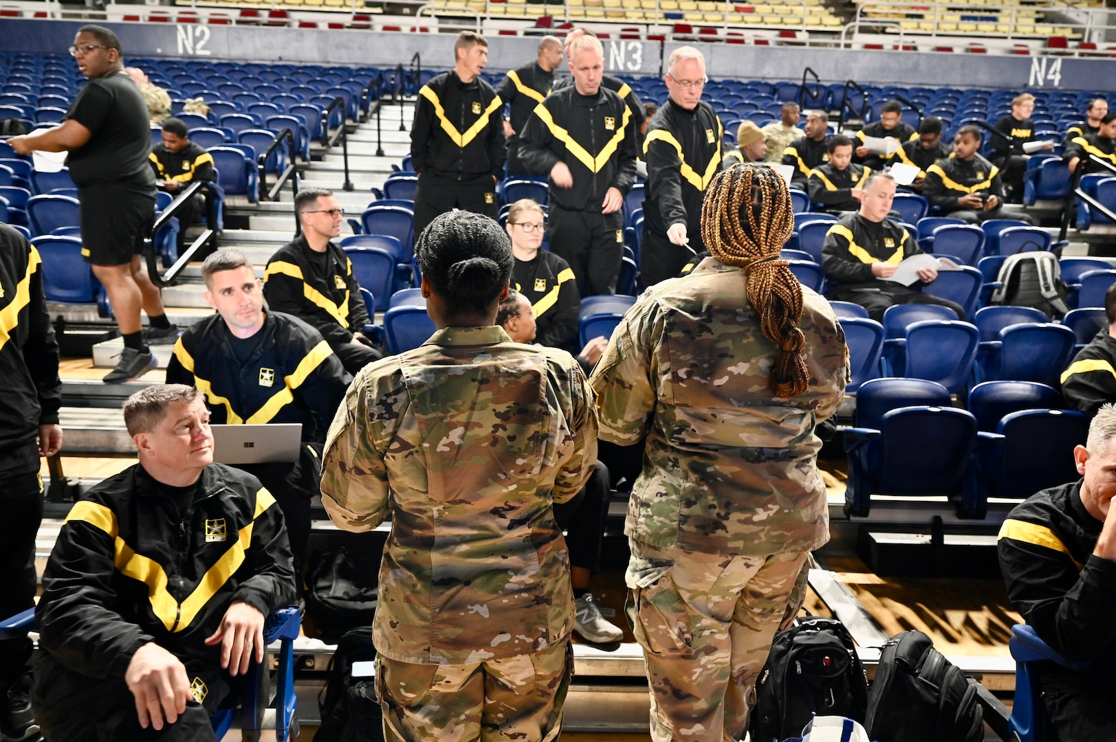 Members of the District of Columbia National Guard undergo Soldier Readiness Processing (SRP), and the Periodic Health Assessments (PHA), at the D.C. Armory, Nov. 2-5, 2023. Both are integral components of the D.C. National Guards commitment to ensure members are deployable and prepared for any mission.