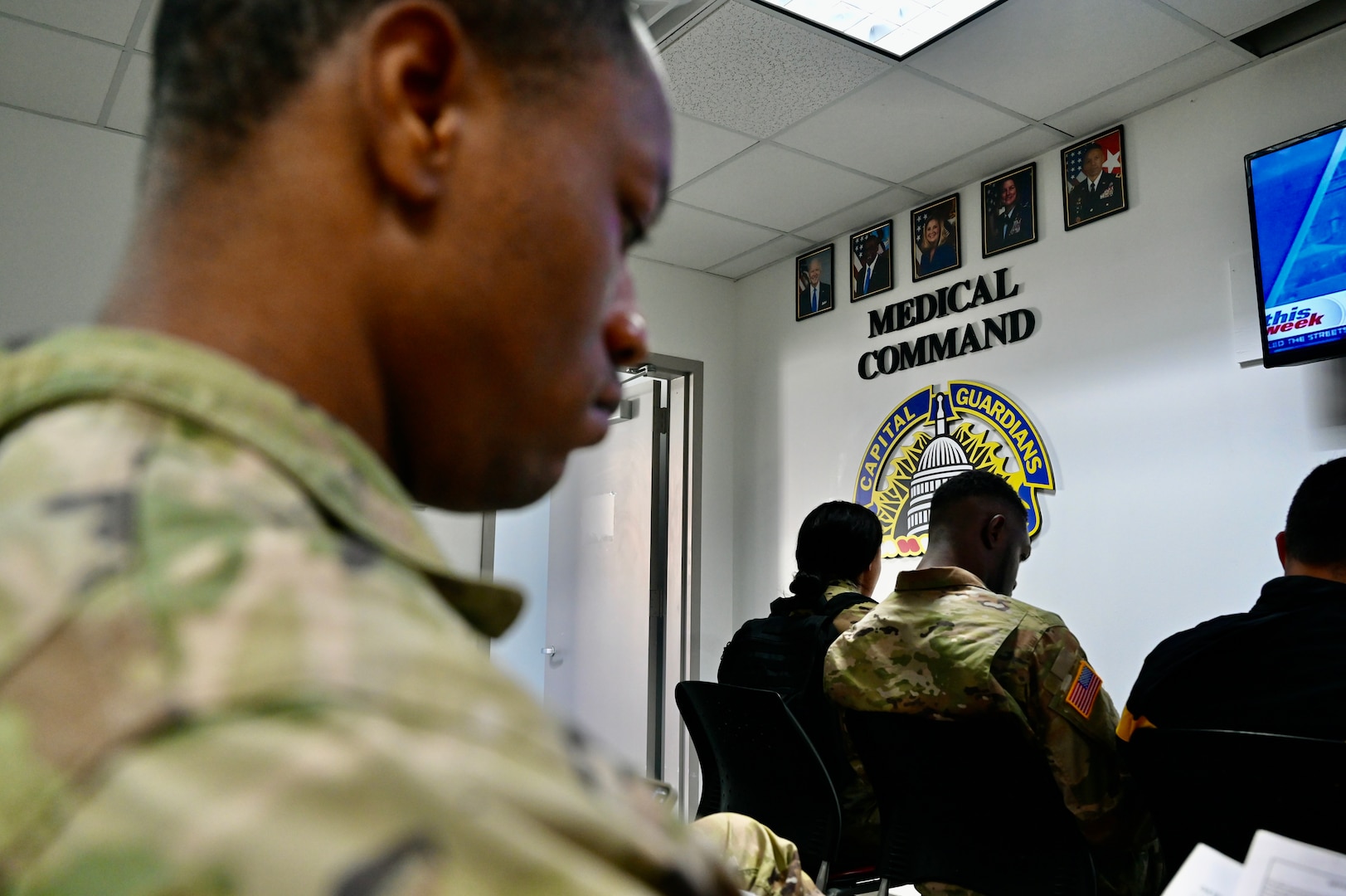 Members of the District of Columbia National Guard undergo Soldier Readiness Processing (SRP), and the Periodic Health Assessments (PHA), at the D.C. Armory, Nov. 2-5, 2023. Both are integral components of the D.C. National Guards commitment to ensure members are deployable and prepared for any mission.
