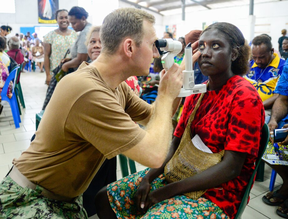 A Pacific Partnership 2024 community health engagement in Honiara, Solomon Islands.