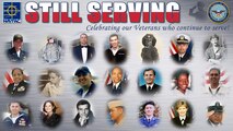 a photo collage of NAVFAC Midlant employees who participated in the Still Serving Veterans Day campaign.