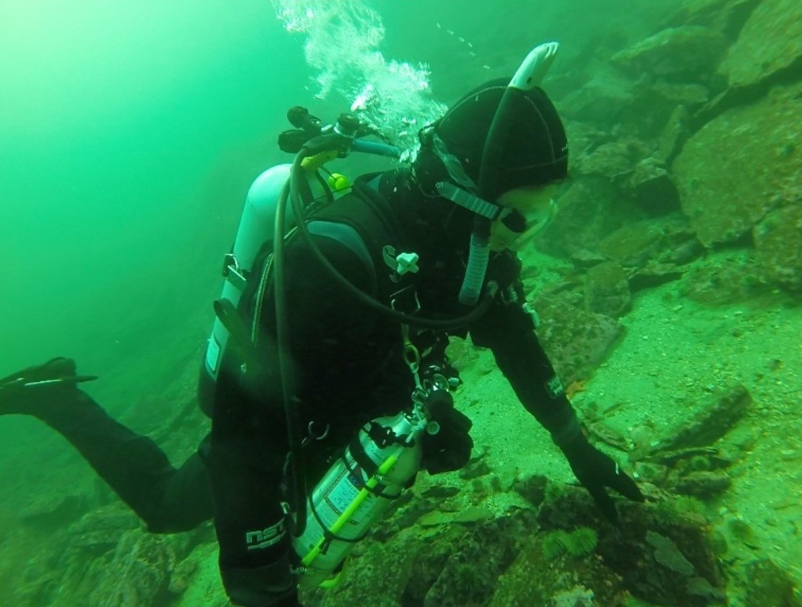 Metlakatla High School student explores the Alaskan undersea world