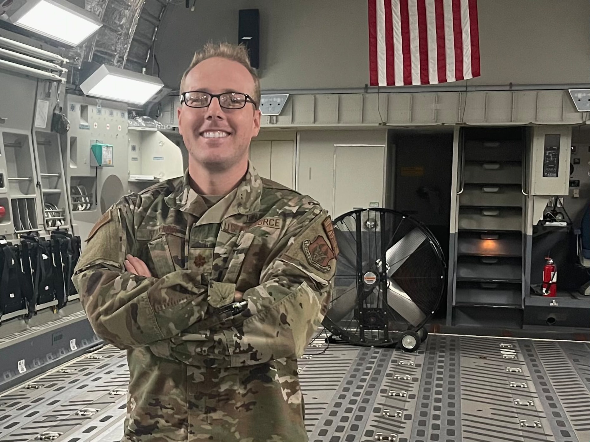 Maj. (Dr.) Gregory Taylor, 434th Aerospace Medicine Squadron emergency medical services director, poses for a photo.