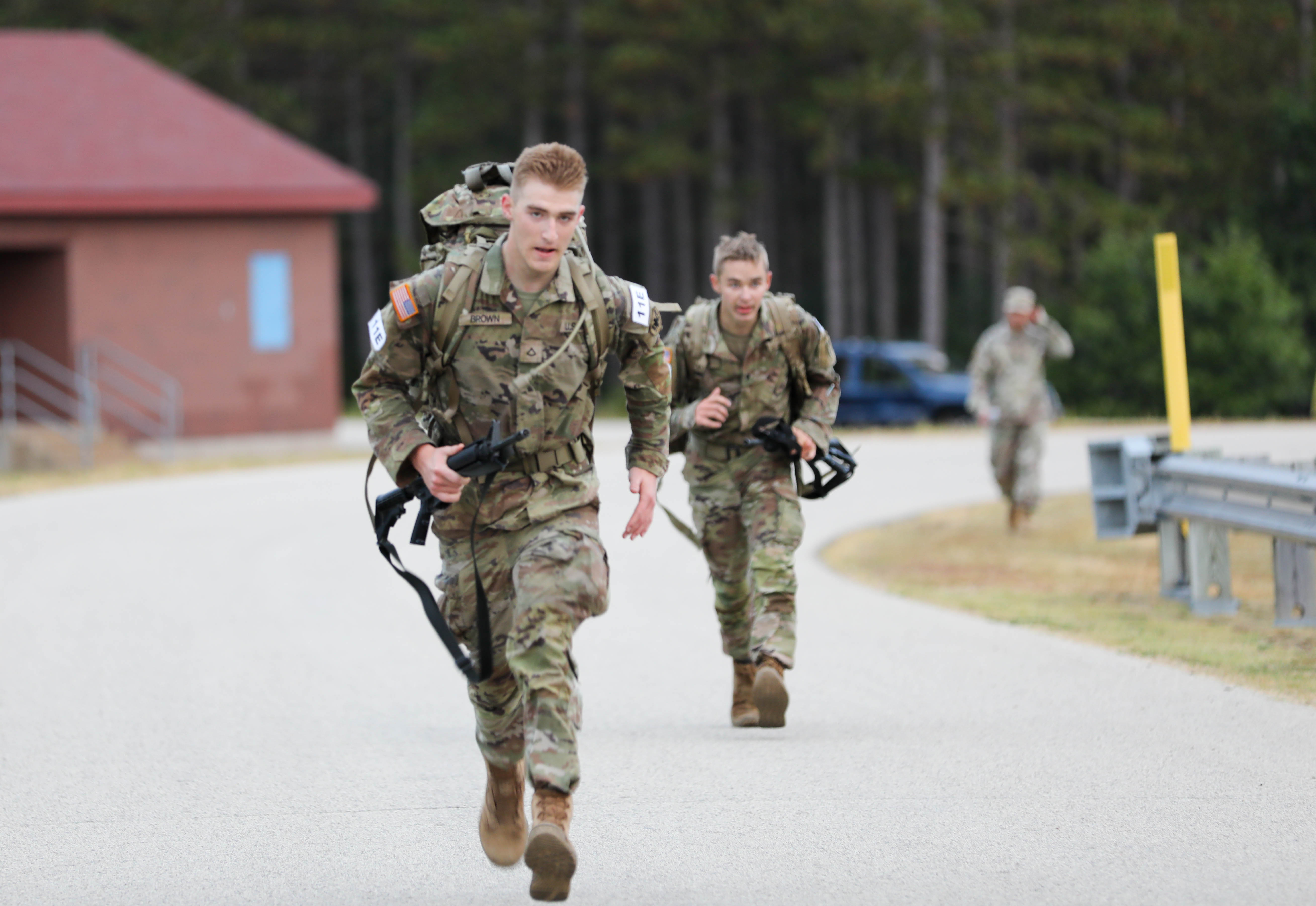 Spc. John Mundey (left), 2018 Army Reserve Soldier of the Year