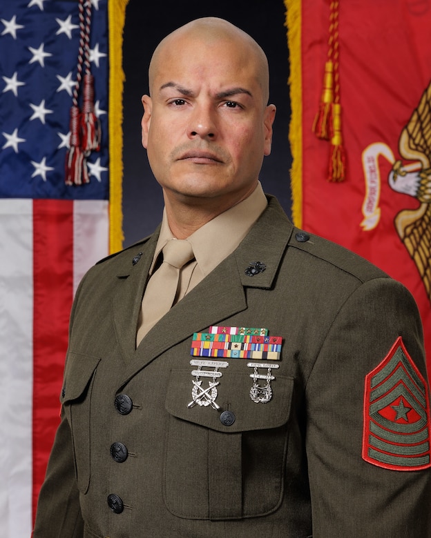 Official U.S. Marine Corps Portrait: Sergeant Major Jose Marquez