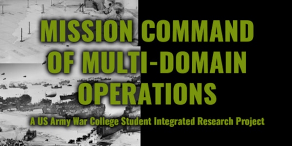 Cover for Mission Command of Multi-Domain Operations