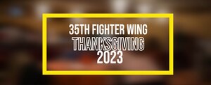 Video of 35th Fighter Wing leadership serving Thanksgiving dinner to Team Misawa.