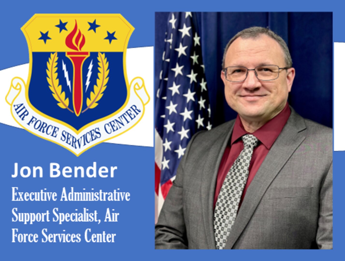 graphic with bender and AFSVC shield