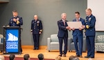 The Coast Guard presents public service awards to maritime partners for their commendable actions during the motor vessel Golden Ray capsizing and subsequent response during a ceremony, Oct. 27, 2023, at the Southeast Georgia Conference Center.