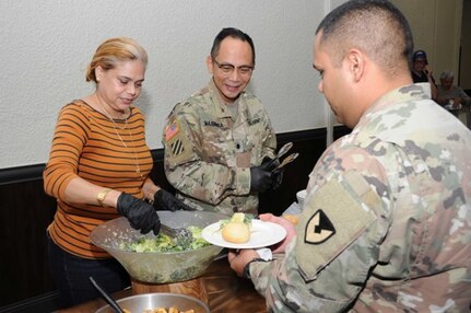 Fort Buchanan service members celebrate Thanksgiving