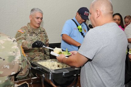 Fort Buchanan service members celebrate Thanksgiving