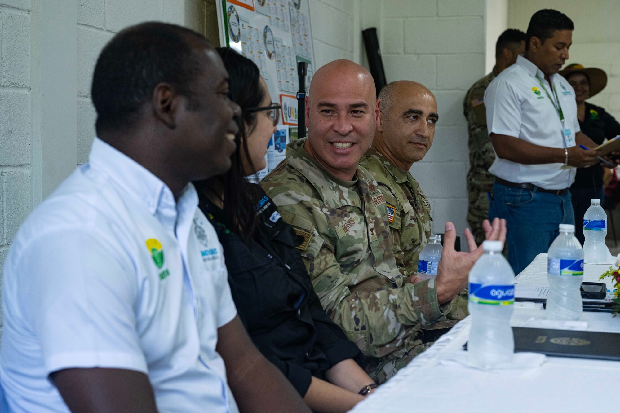 Joint Task Force-Bravo, U.S. Southern Command and the Honduras Ministries of Education and Agriculture partnered to dontate $25,000 in construction materials to expand the school's cafeteria for approximately 300 low-income students receiving specialized technical education.