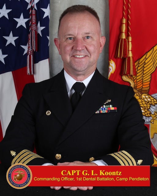 CAPT Gregory L. Koontz > 1st Marine Logistics Group > Biography