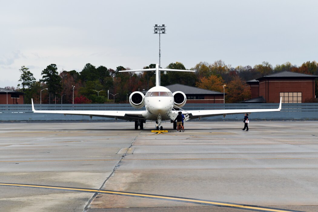 Outside aircraft