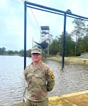 Illinois Army National Guard 1st Lt. Anton Hopkins graduated from Ranger School in October.