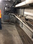 Progress photo of the Electrical & Controls Upgrade project for the McNary Navigation Lock