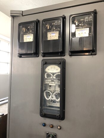 Progress photo of the Electrical & Controls Upgrade project for the McNary Navigation Lock