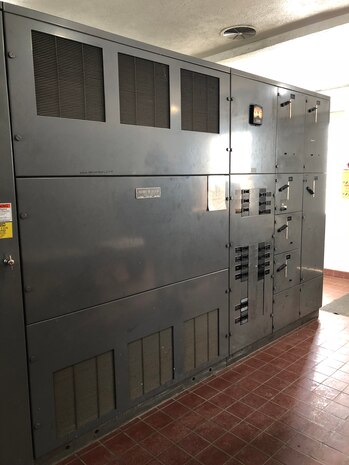 Progress photo of the Electrical & Controls Upgrade project for the McNary Navigation Lock