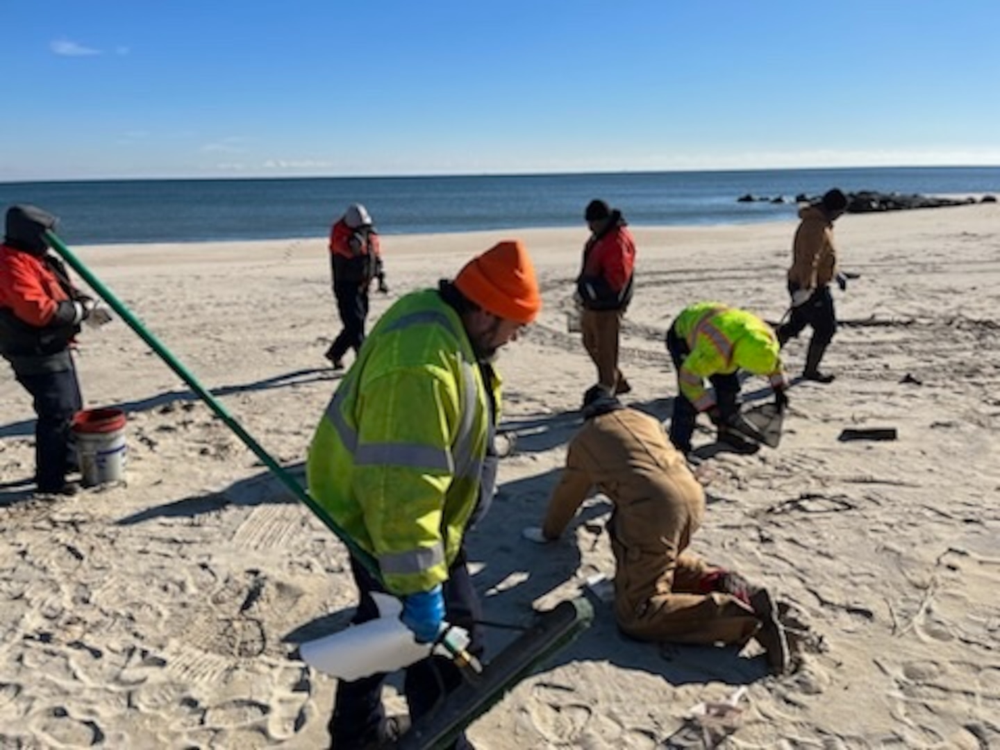 Unified Command continues response to tar balls near Long Branch, New Jersey