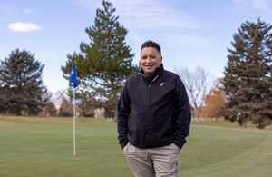Jason Moon was named Utah PGA Superintendent of the Year. He won the award in the category for public courses, besting 78 other Utah public golf course superintendents. (US Air Force Photo by Jolene Jasmin)