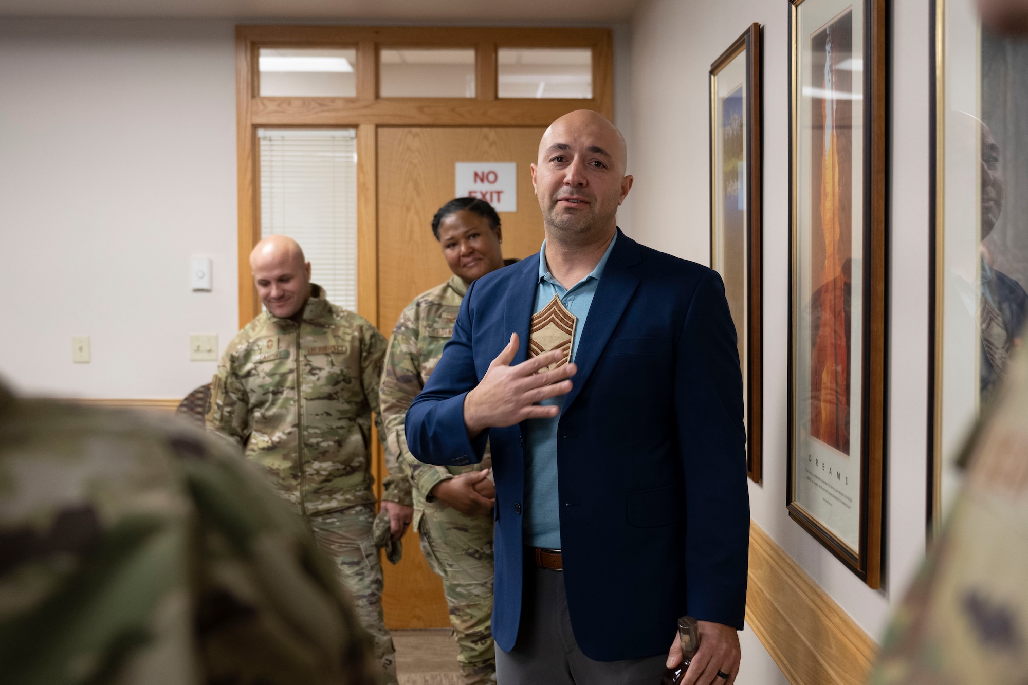 Chief master sergeant selects recognized during selection tour