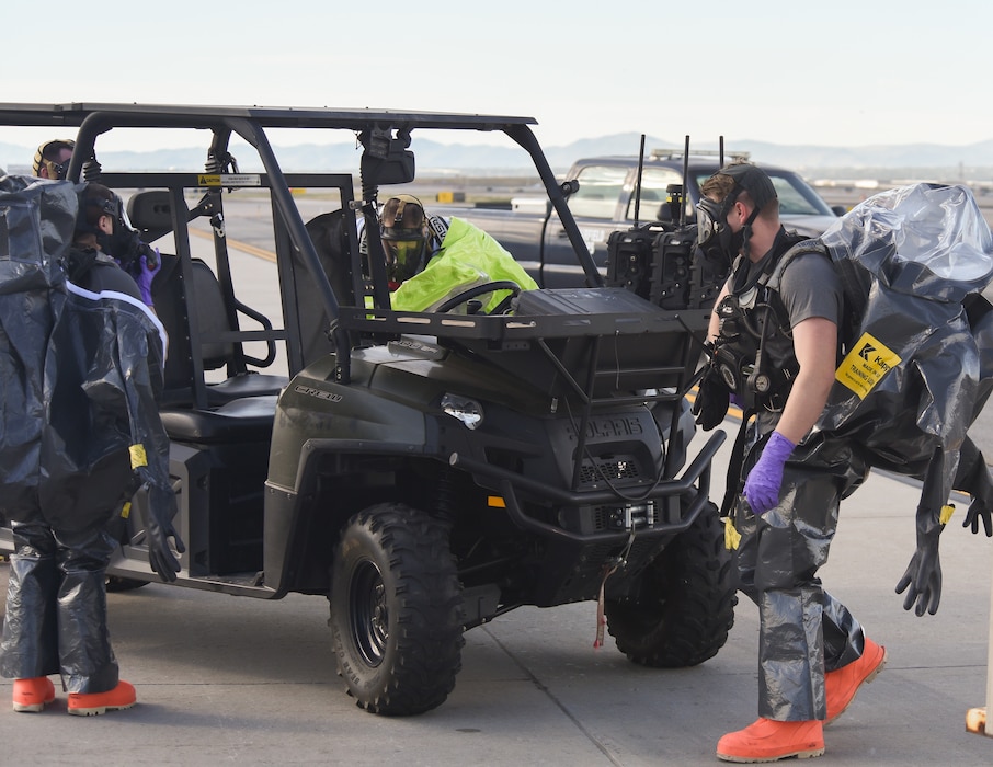 Members preparing and participating in Emergency Management Exercise