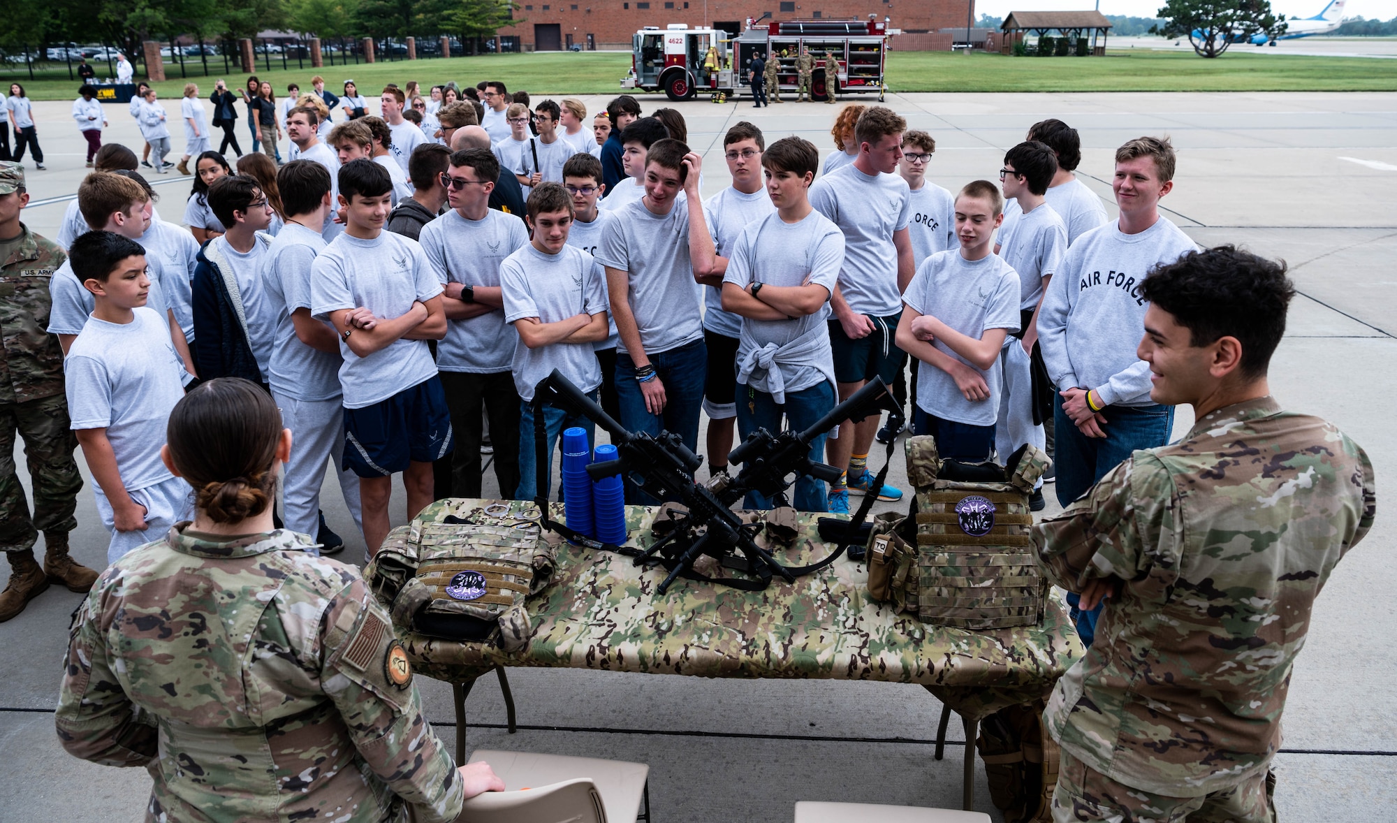 JROTC cadets visit Scott AFB