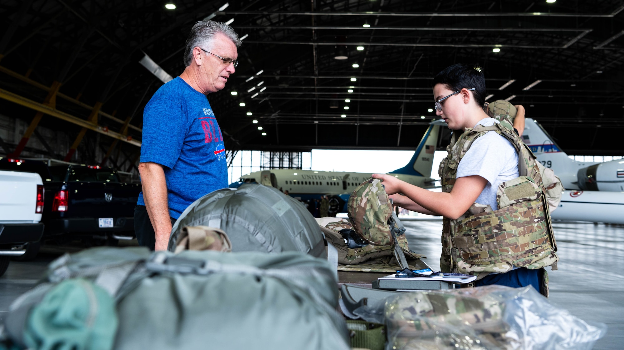 JROTC cadets visit Scott AFB