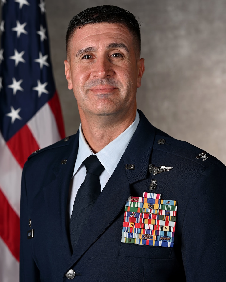 Col. Shaun Westphal, 5th Medical Group commander, poses for a photo at Minot Air Force Base, North Dakota, Oct. 2, 2023.