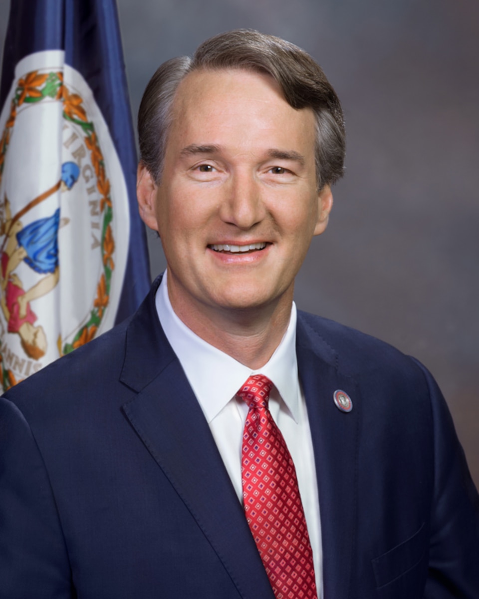 Photo of the 74th Governor of Virginia, Glenn Youngkin.