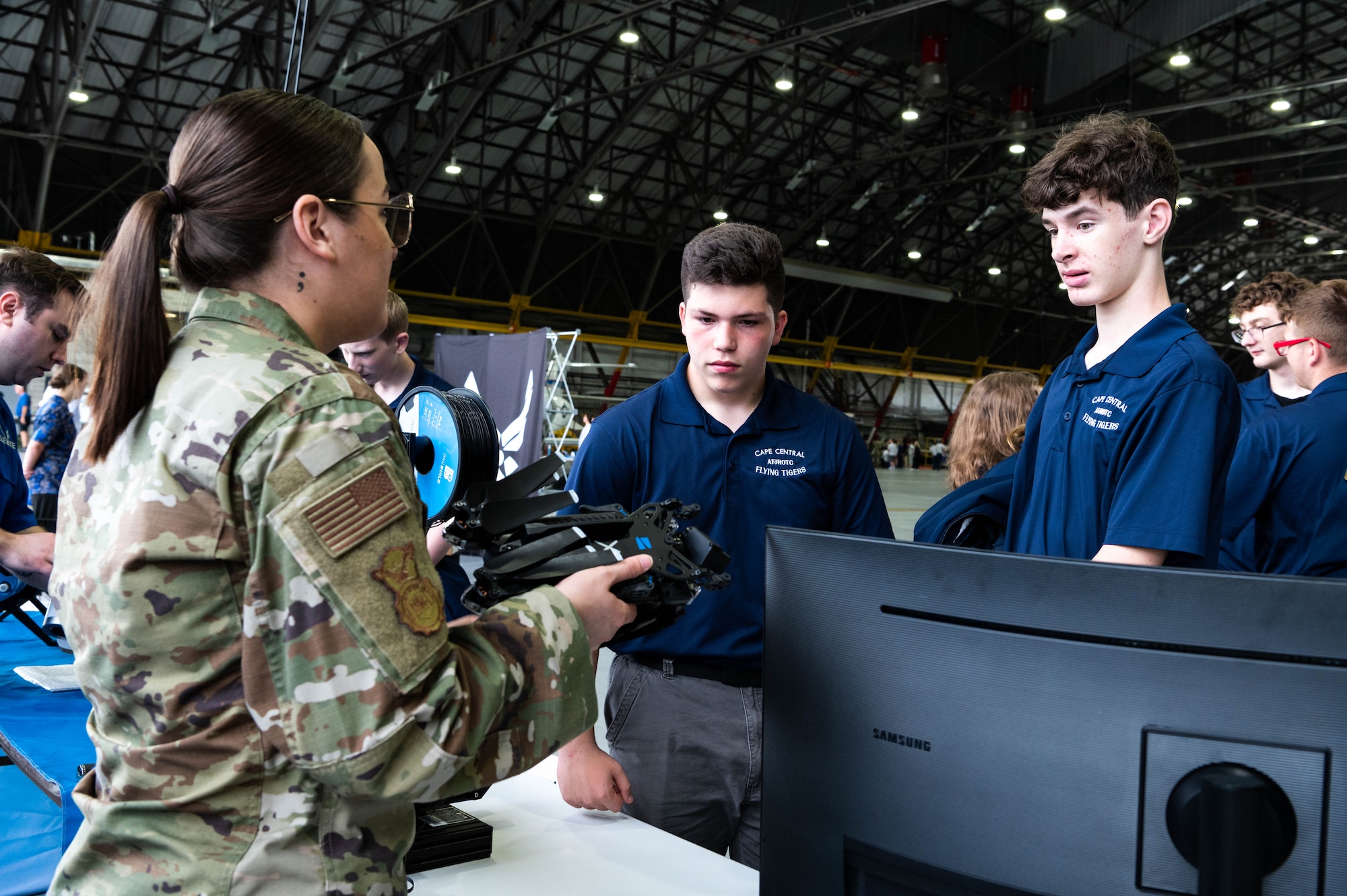 JROTC cadets visit Scott AFB
