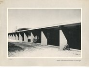 Lomie G. Heard Elementary School “Desert Hawks” mascot logo and facility on Nellis Air Force Base. The school is the only Clark County school on a military base.