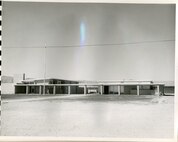 Main entrance to the school, from the South looking North, undated.