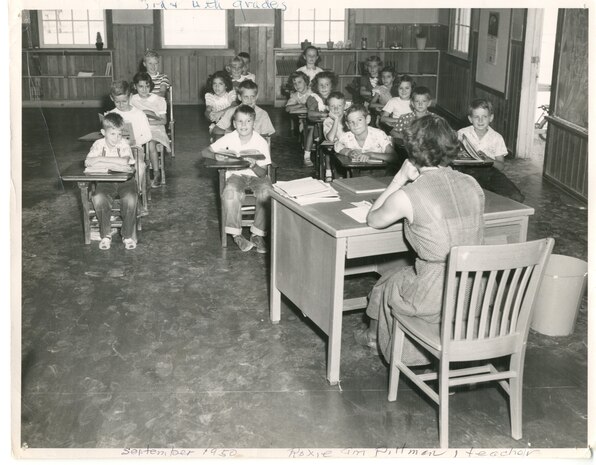Lomie G. Heard Elementary School was opened in 1951 with the mission of educating the children of the Airmen stationed at Nellis Air Force Base.