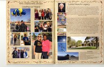 Program from the Lomie Gray Heard Elementary School closing event.