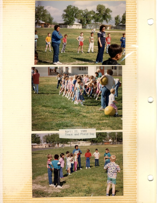 Student Track and Field Day, 22 April 1988.