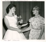 Marilyn Alleman 8th grade graduation, 1959.