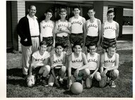 School basketball team, undated.