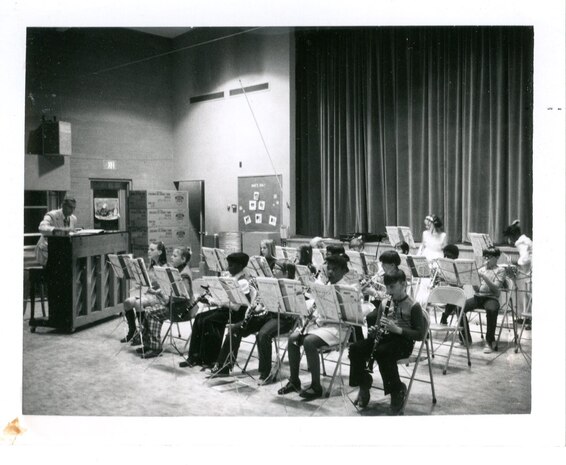 School band performing, undated.