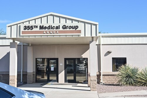 Pictured above is the outside of a clinic.
