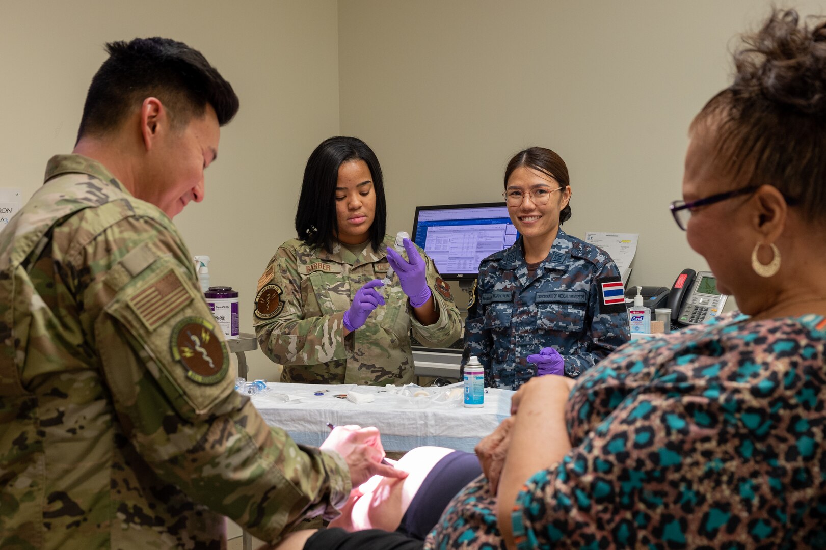 The 59th MDW collaborated with the RTAF to foster strong international relations by providing them with valuable first-hand experience in patient care practices.