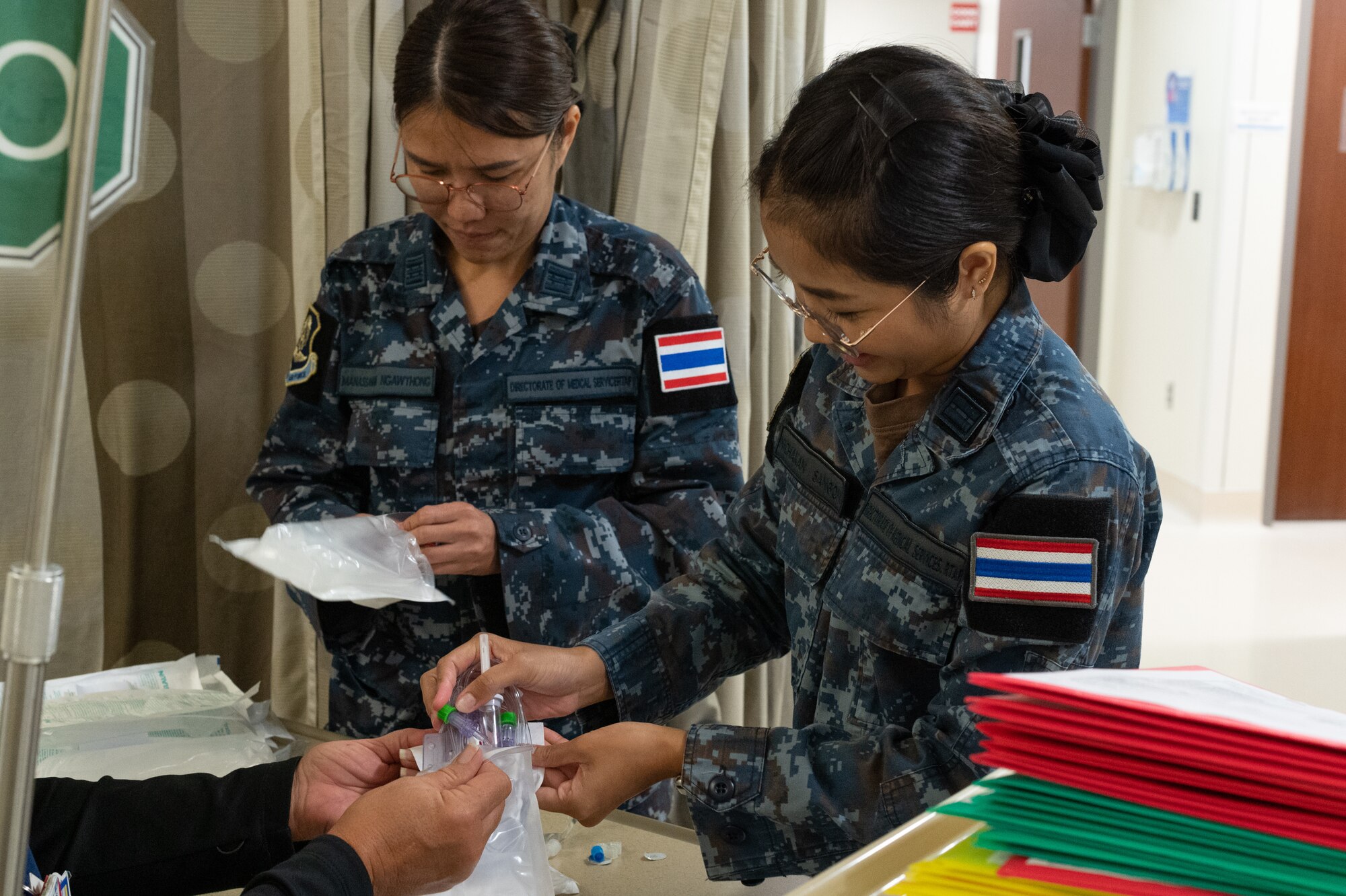 The 59th MDW collaborated with the RTAF to foster strong international relations by providing them with valuable first-hand experience in patient care practices.