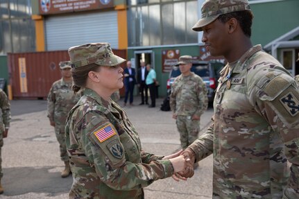 Brig. Gen. Monday-Gresham visits MAK during Operation Forward Wrench