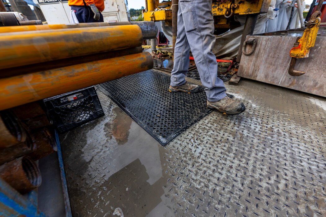 Pittsburgh District geotechnical engineers and geologists study subsurface terrain to assess bedrock for construction projects. A marine drilling crew has been working at Emsworth Locks and Dams since July to drill more than 50 boreholes. The geotechnical team will send samples to a lab to identify the bedrock hardness, strength and permeability for construction. The district plans on constructing a newer, larger lock chamber at Emsworth as part of the Upper Ohio Navigation Project.