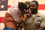 Chief Boatswain’s Mate Michael Blunt gets pinned during a chief petty officer pinning ceremony at Naval Base Kitsap-Bremerton, Washington Sept. 29, 2023. The rank of chief petty officer was officially established April 1, 1893, and holding the title "Chief" means a Sailor has achieved senior non-commissioned officer status. (U.S. Navy photo by Mass Communication Specialist 3rd Class Sophia H. Bumps)