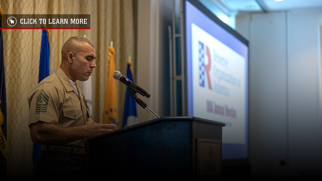 Reserve Organization of America hosts Sgt. Maj. Mota as speaker at national convention