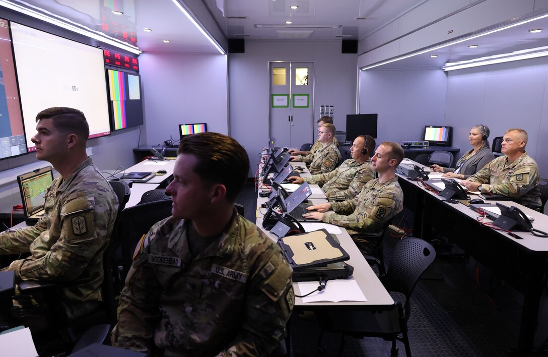 Military members prepare for missile test